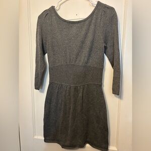 Express Heather Gray Knit Sweater